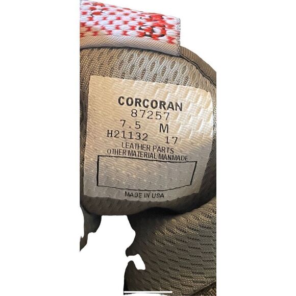 Corcocan Mens Brown Suede Leather Full Force Footwear Combat Boots Size 7.5 - Picture 13 of 16